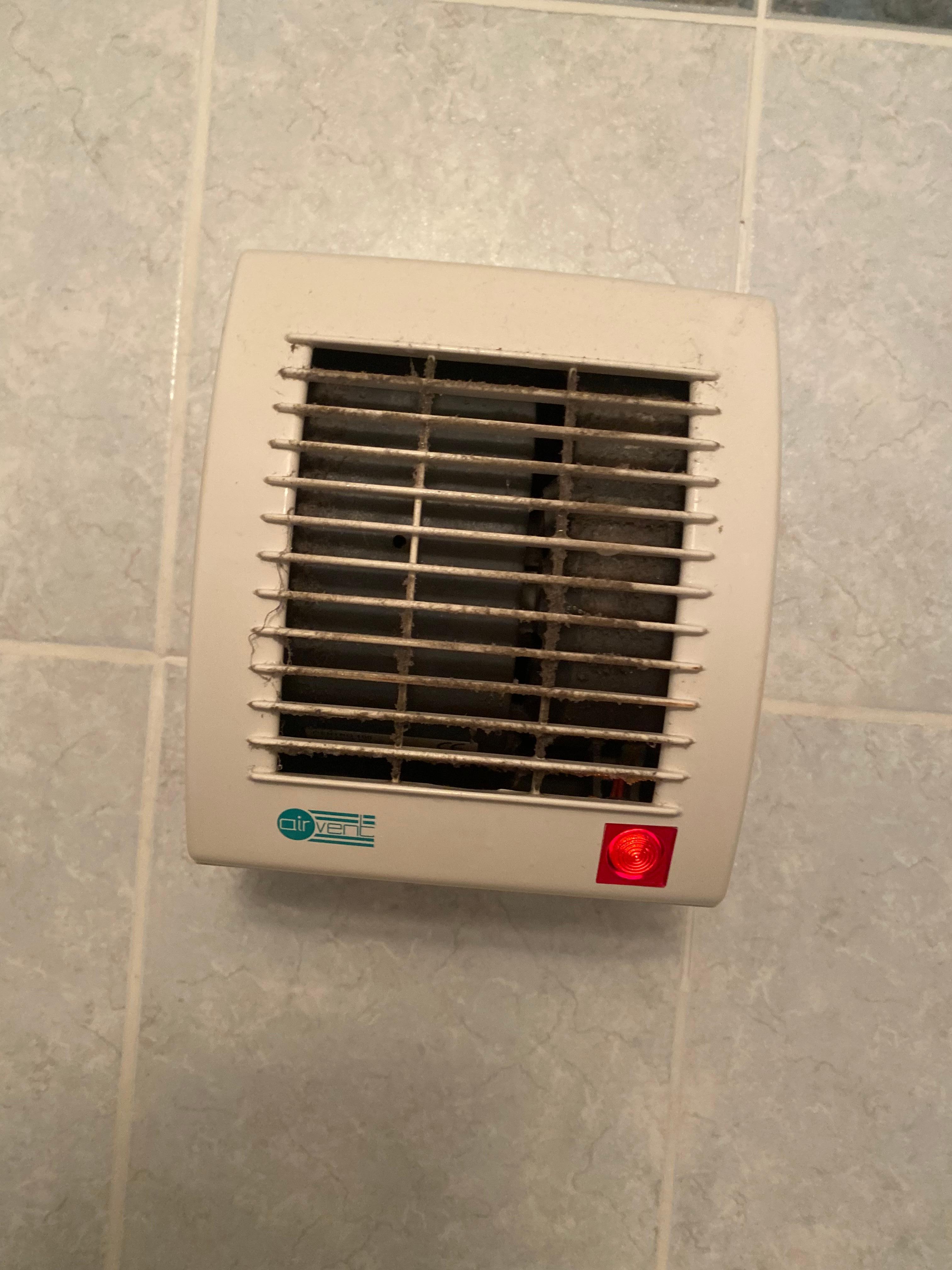 Filthy extractor fan