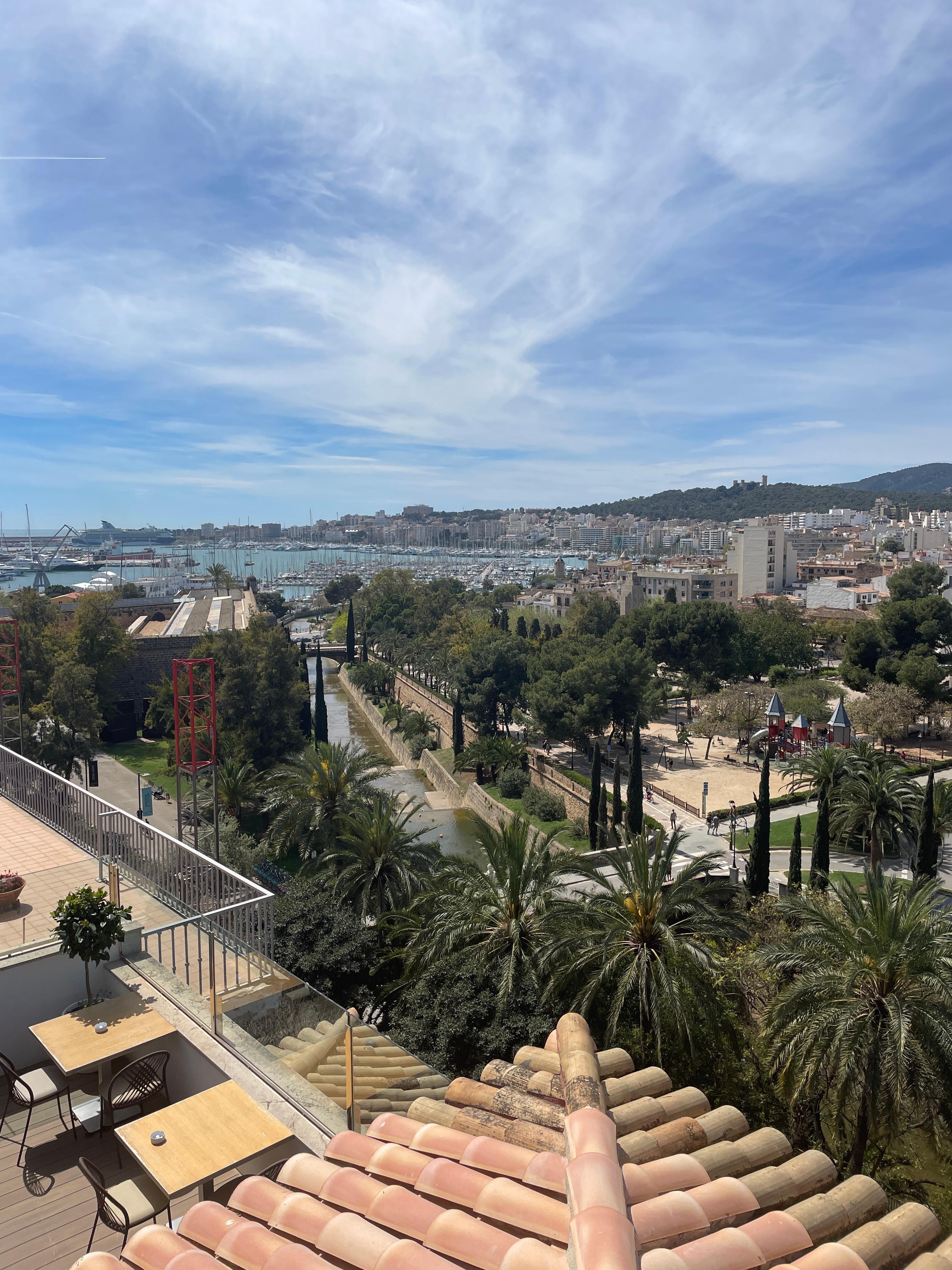 View from roof top