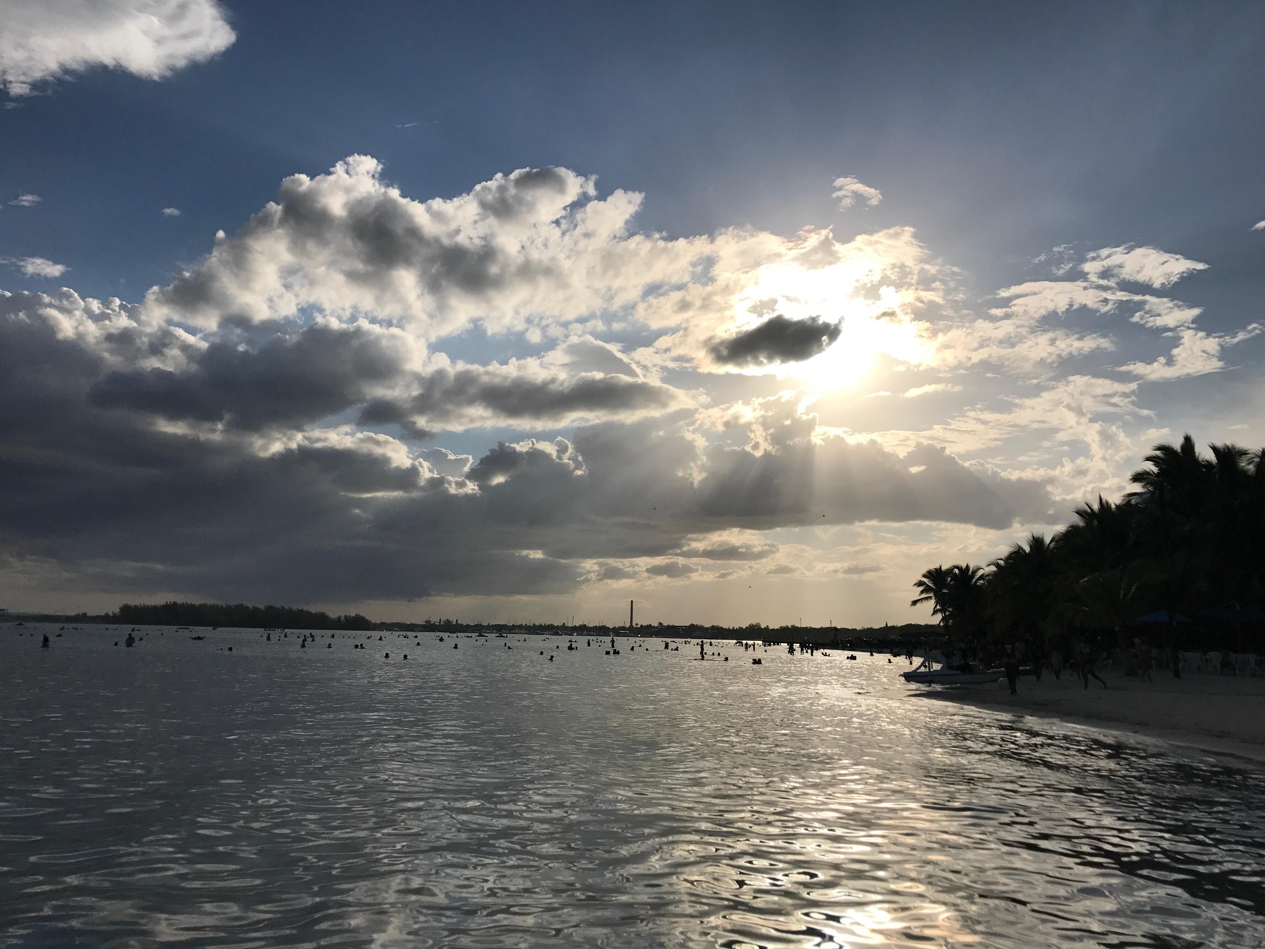 Beach sundown