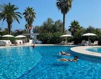 The pool is amazing.