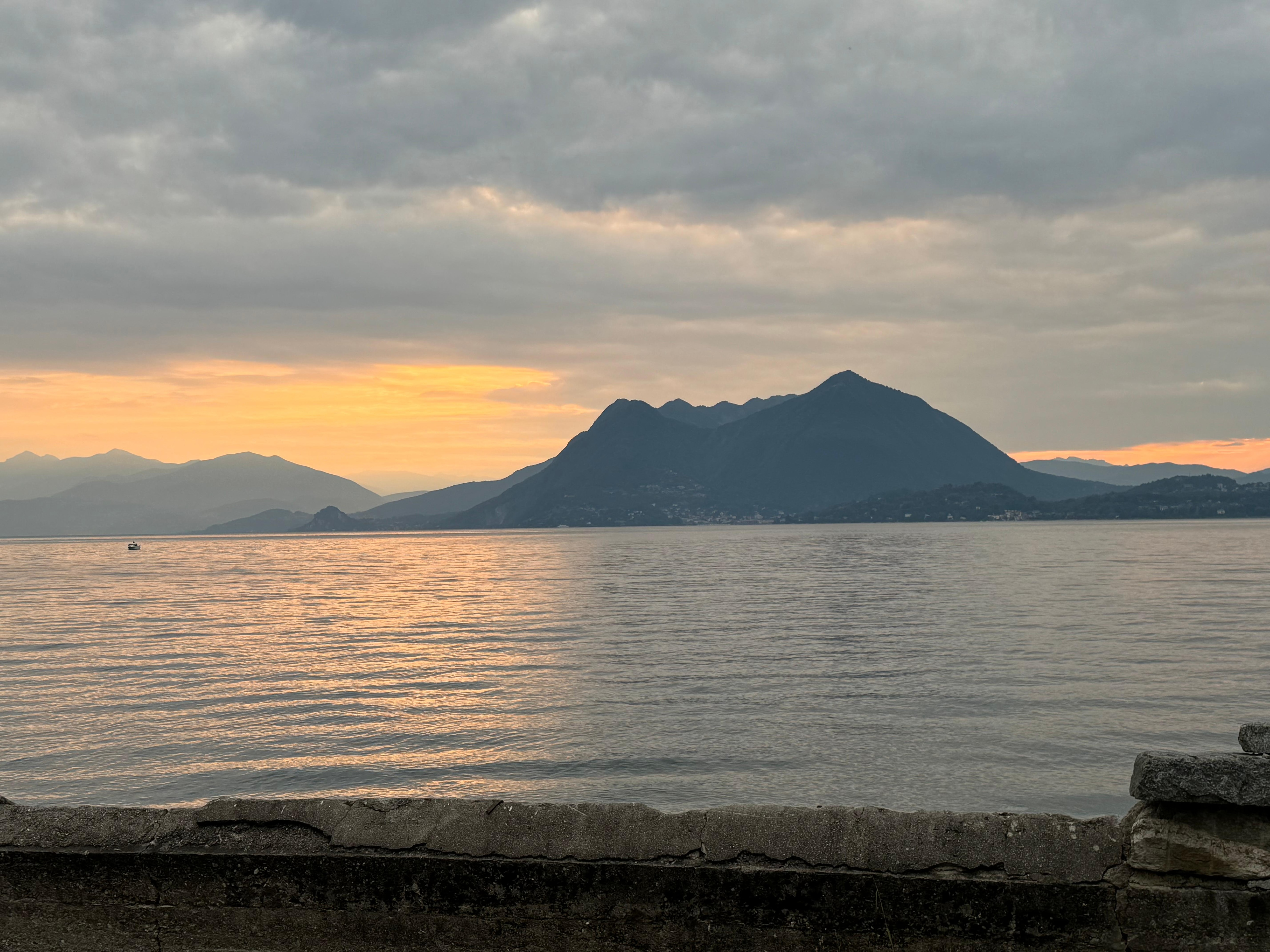 View of Lake Magorie. 