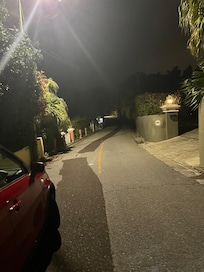 Quiet roads at night