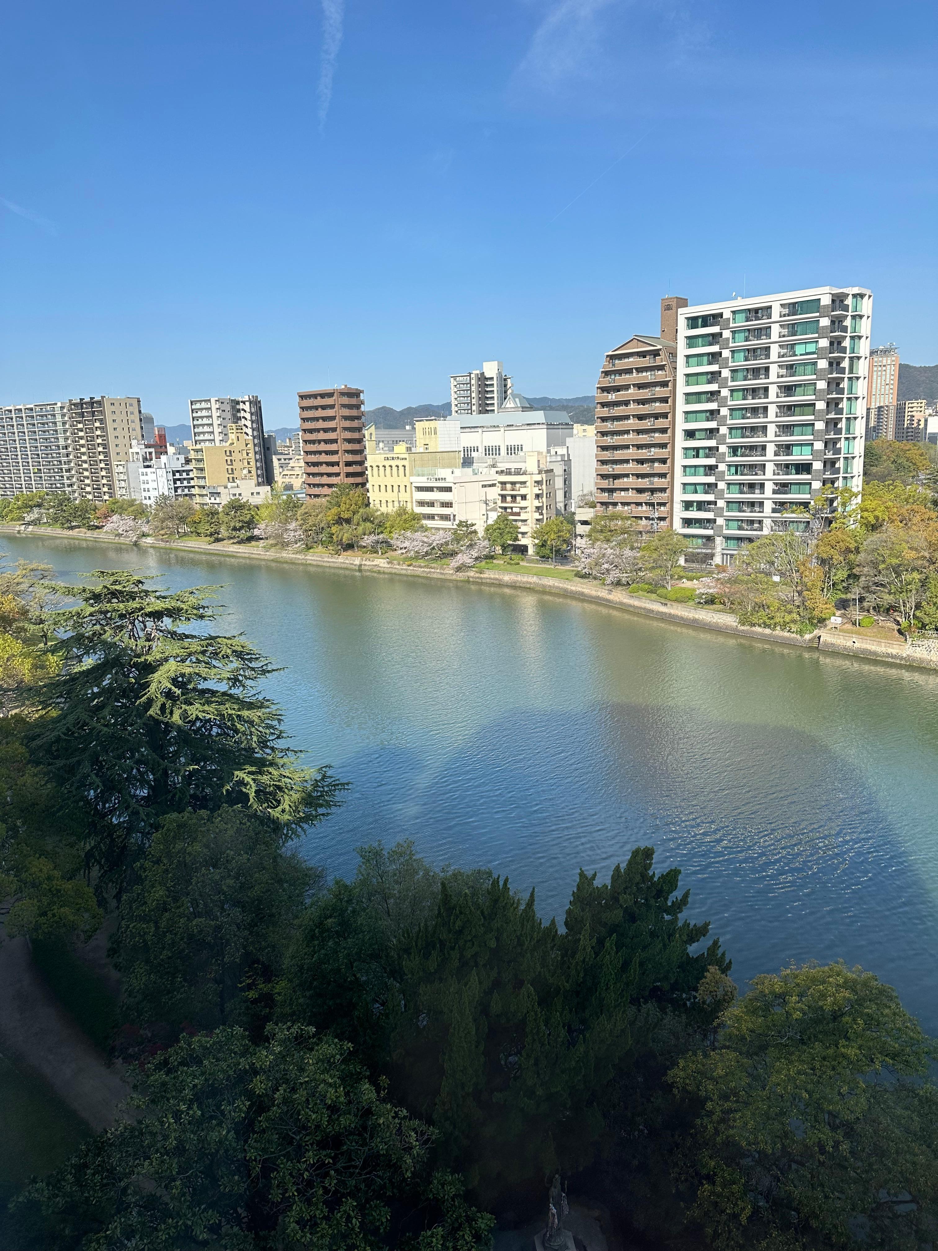 View down river from bedroom