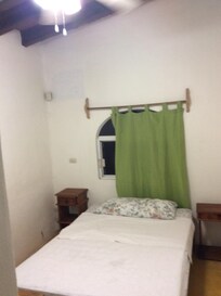 Righty dirty little room with one dirty twin bed ,one pillow
No CABANA WITH 2 beds as booked