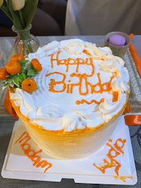 Birthday cake they gave me