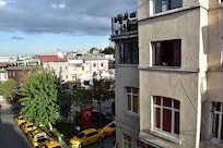 View from balcony.
