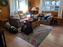 Comfortable seating in living room