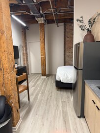 From kitchenette to bedroom