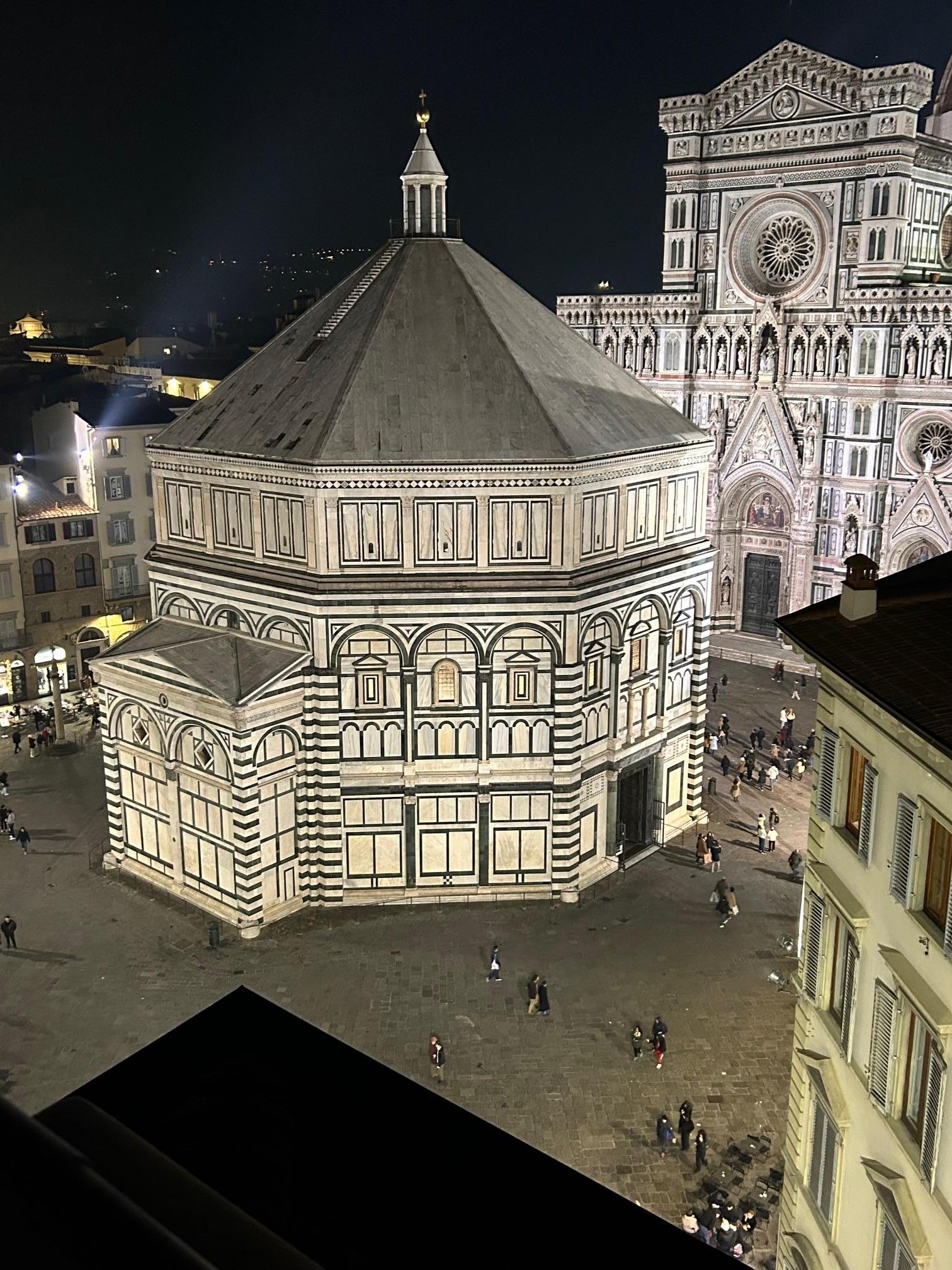 Duomo from roof of hotel. 