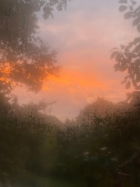 Sunrise from the top floor window