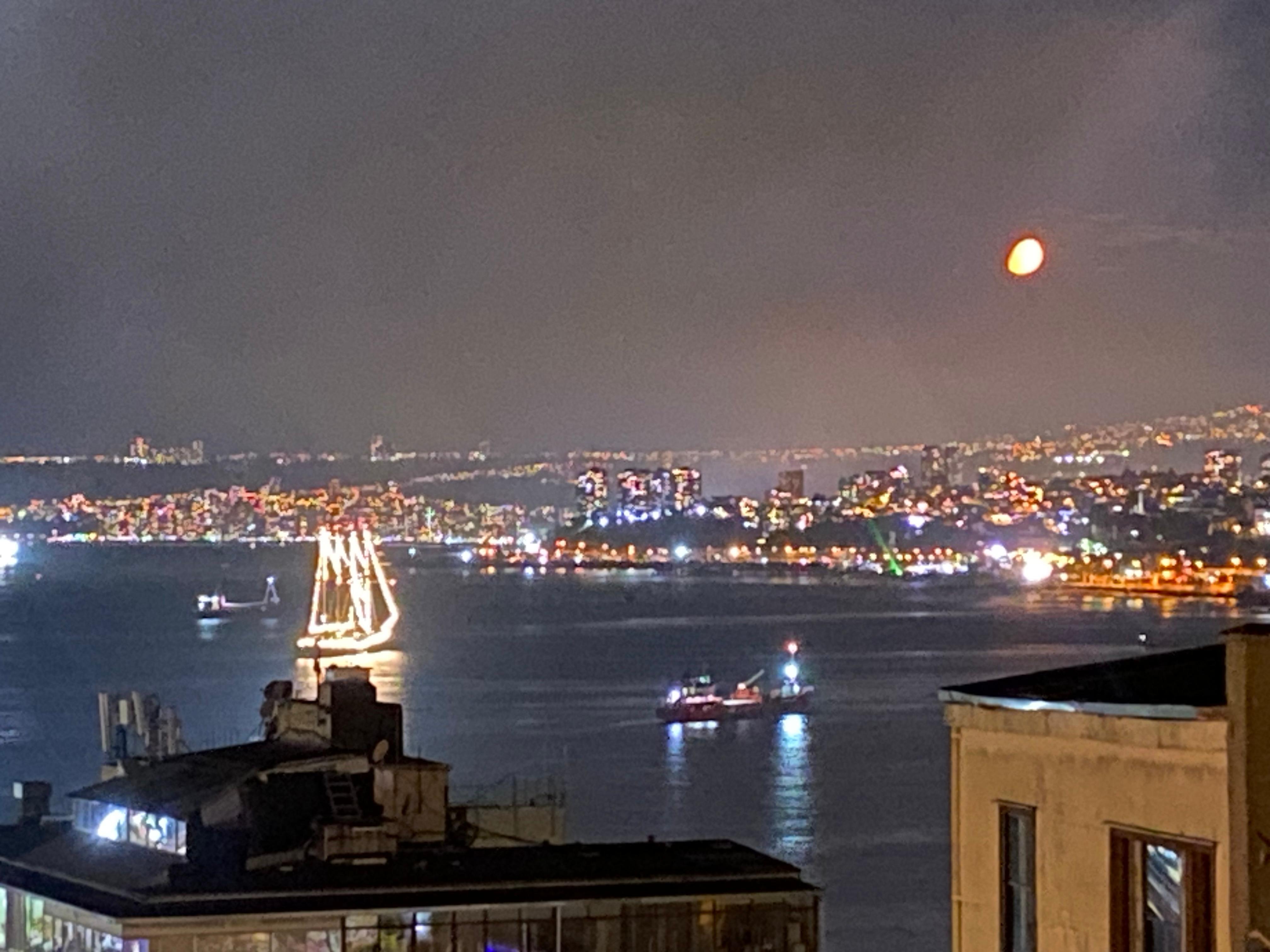 View of the bay after the NYE fireworks