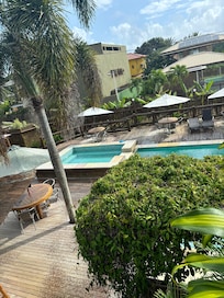 Vista da piscina