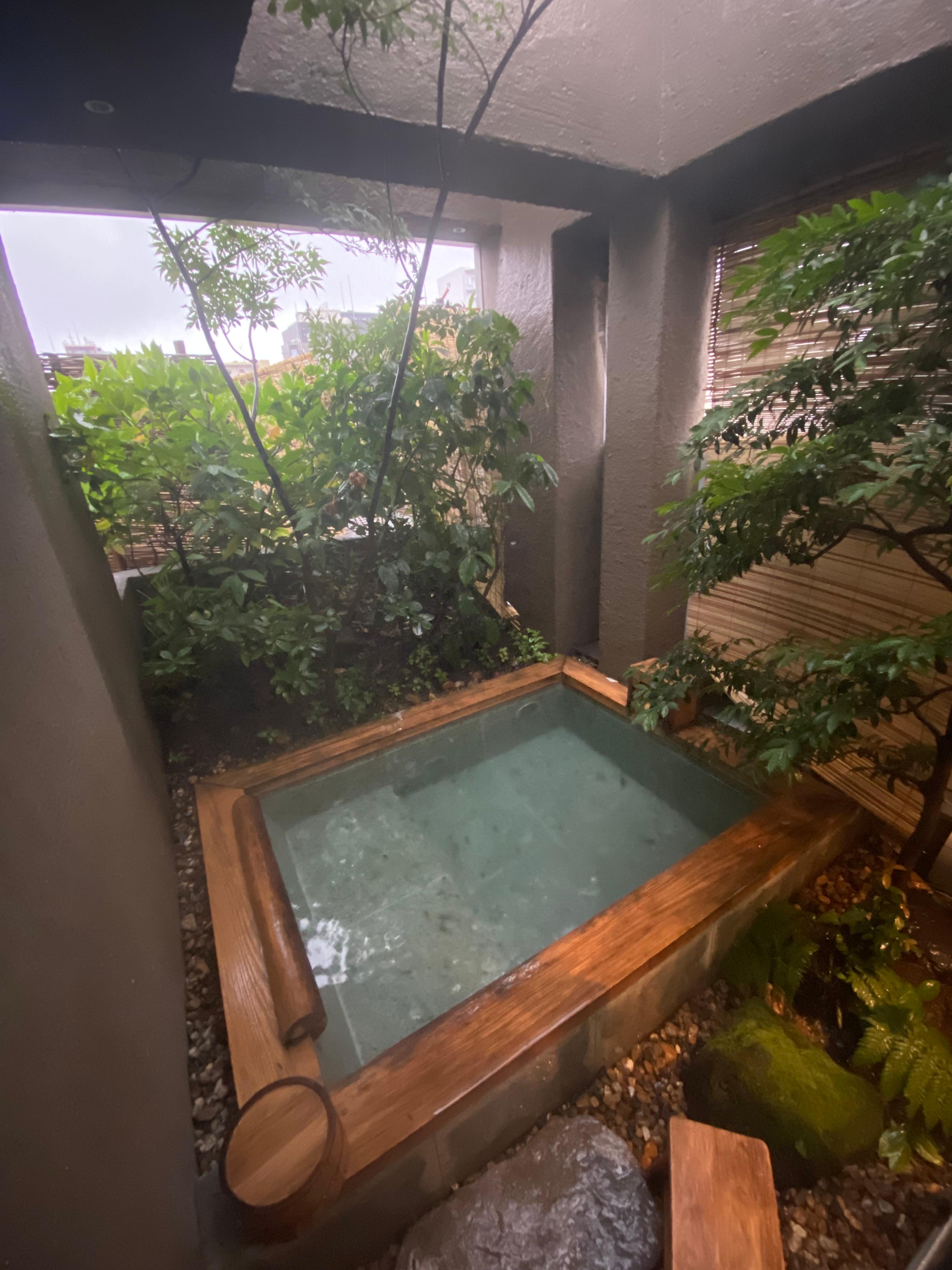 Private onsen. 