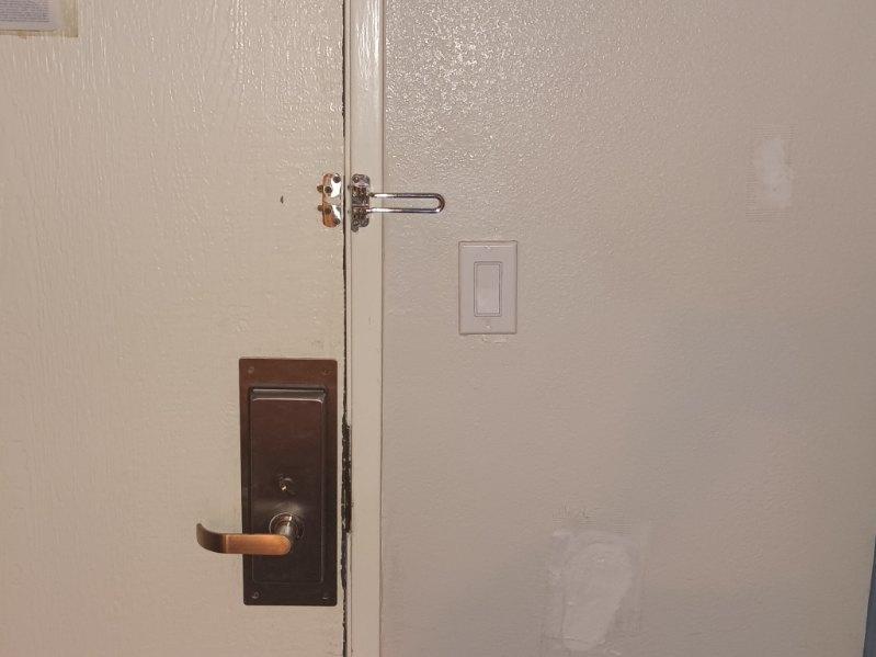 Door lock broken