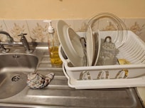 This was there when we arrived, including the balled up moist rag