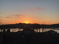 lever du jour sur le balcons