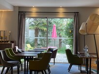 The sitting area downstairs.