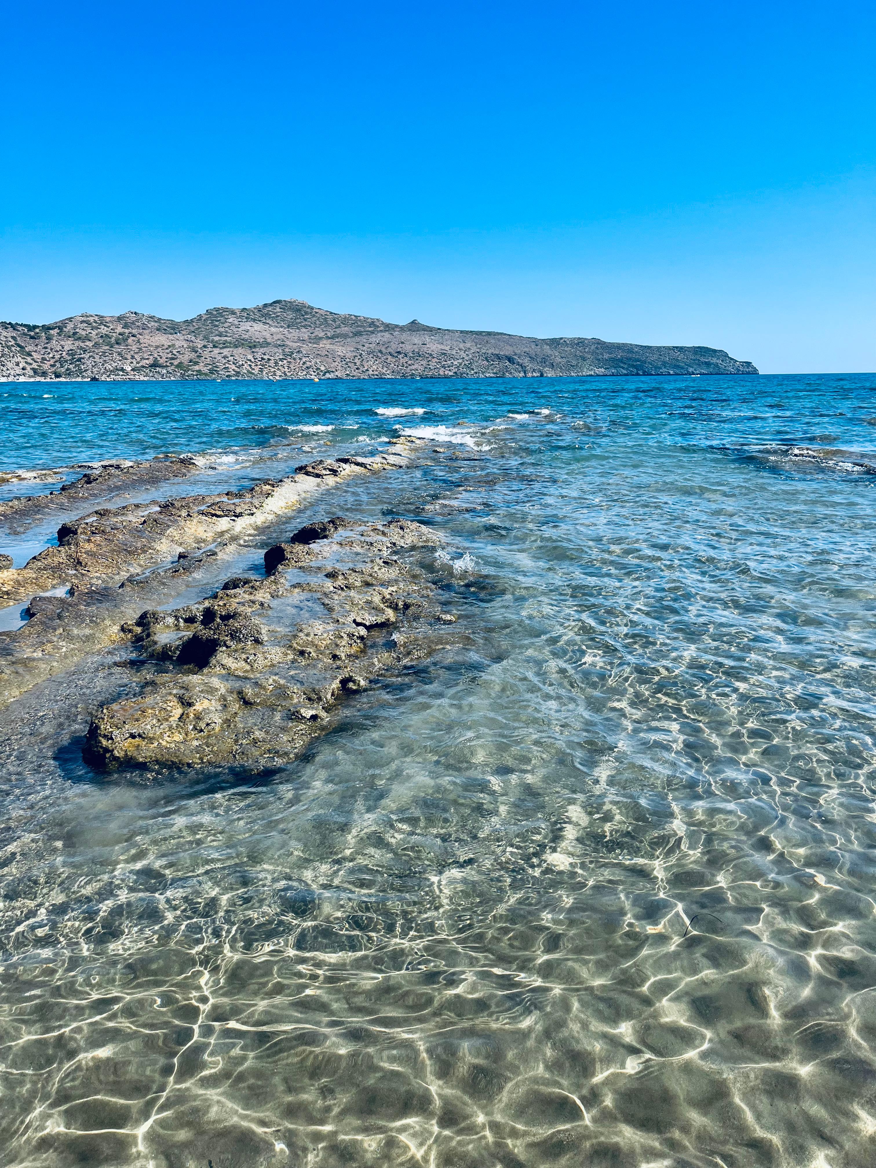 Beach at front of hotle