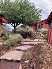 Walkway to cottage
