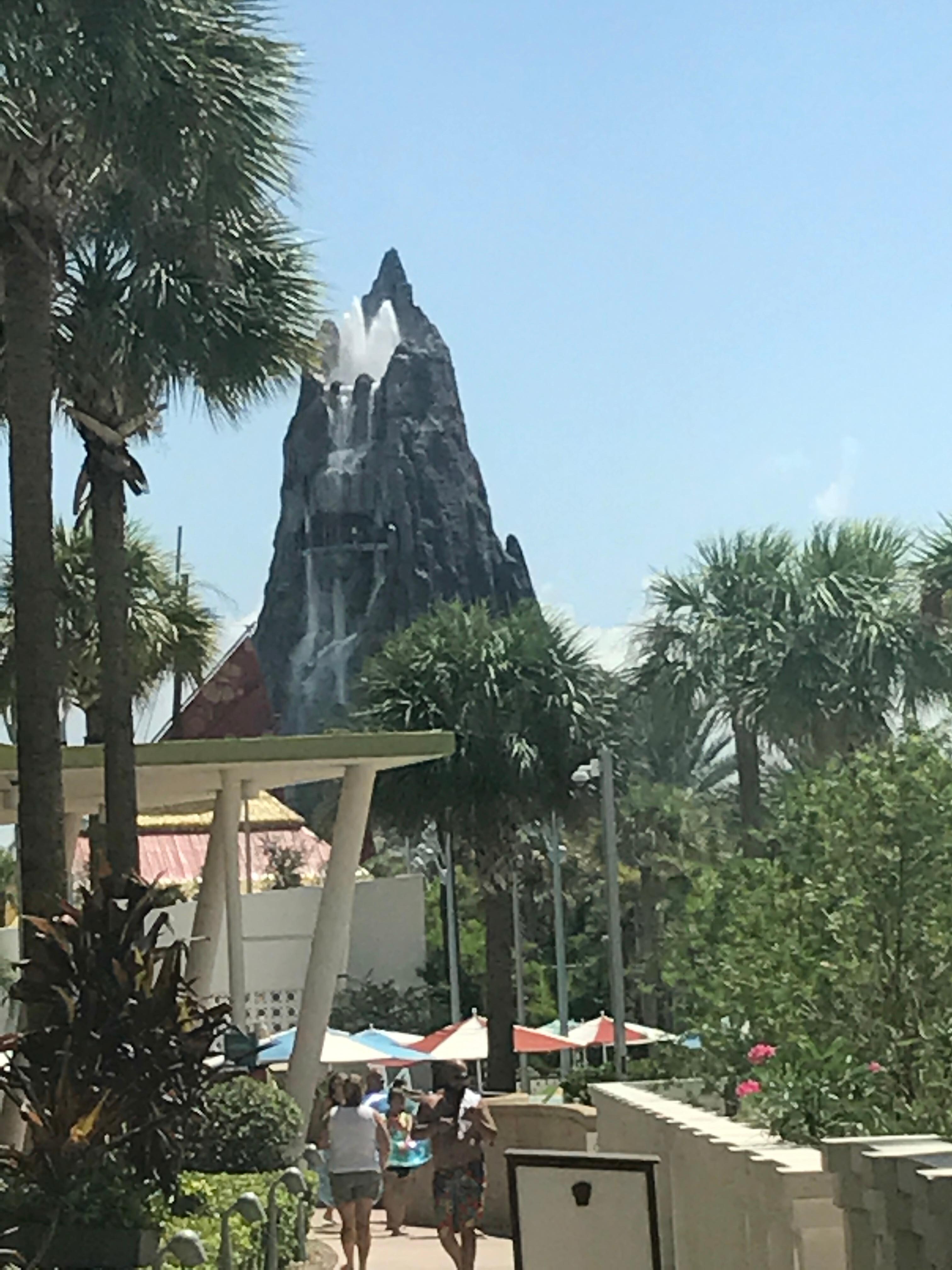 Volcano Bay from Cabana Bay pool area