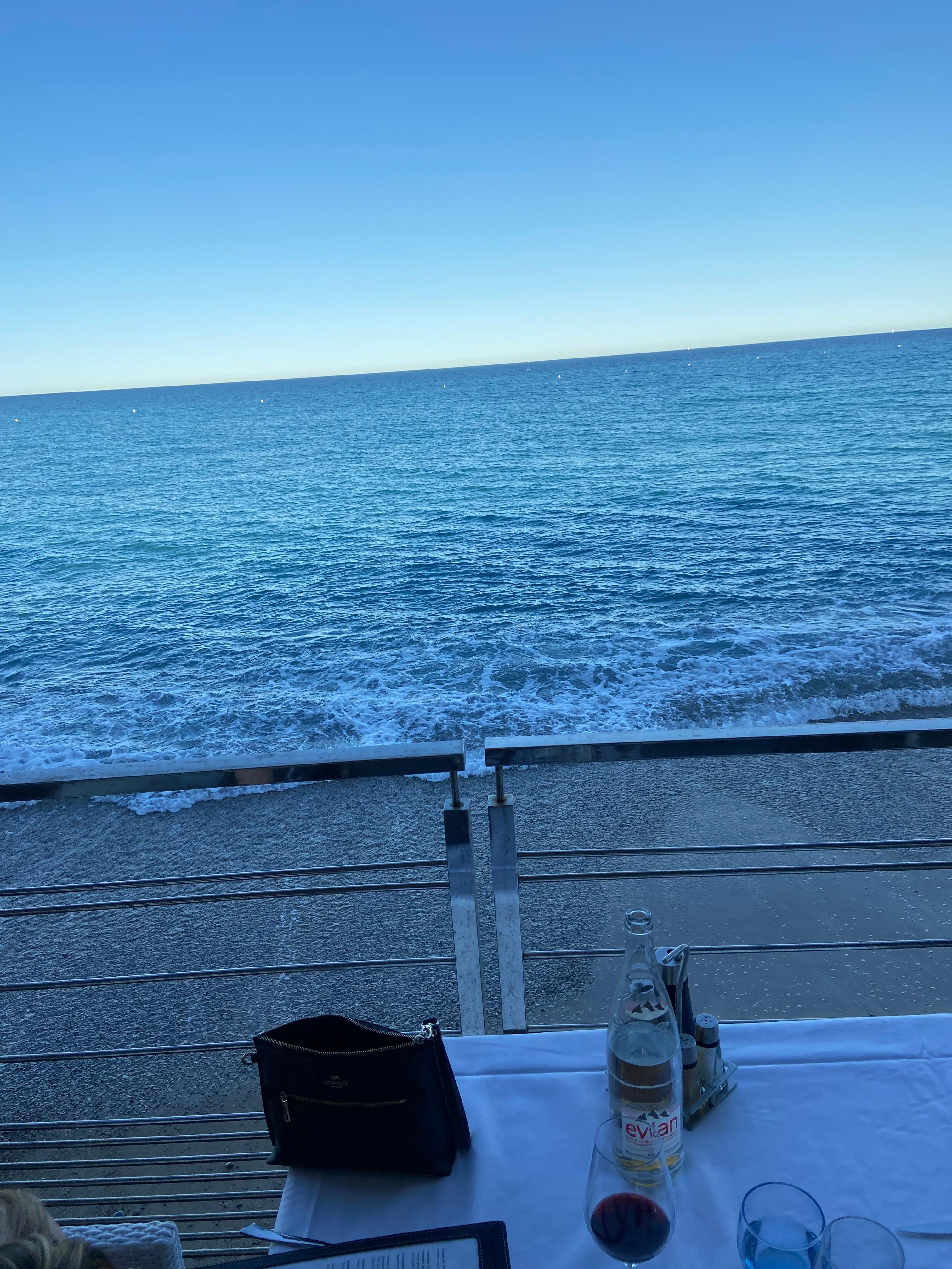 View with your meal!