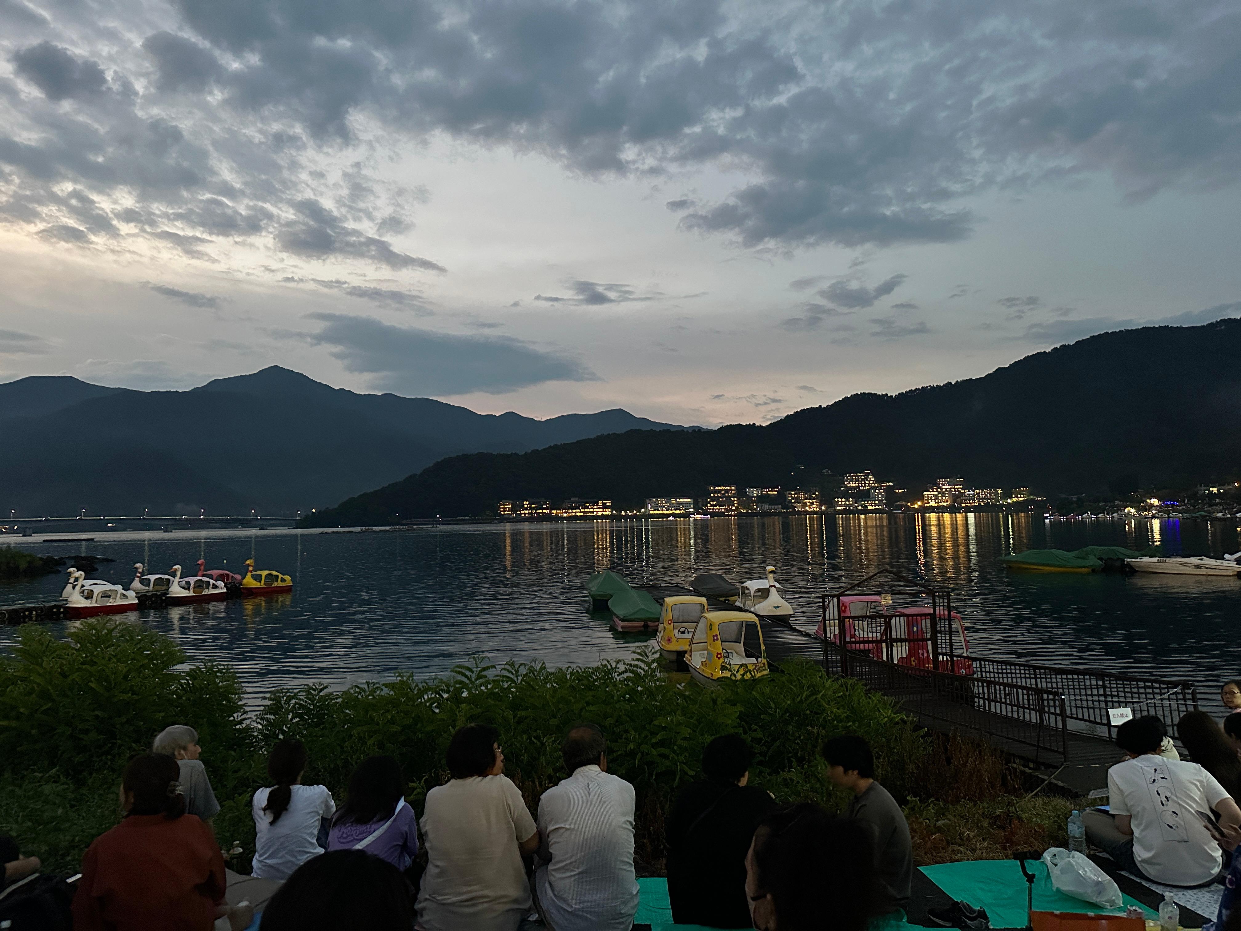 Summer Festival at Lake Kawaguchiko 