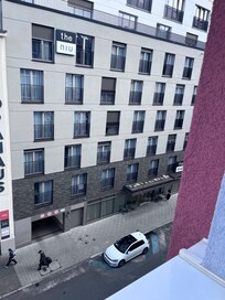 View from my room, looking away from the train station.