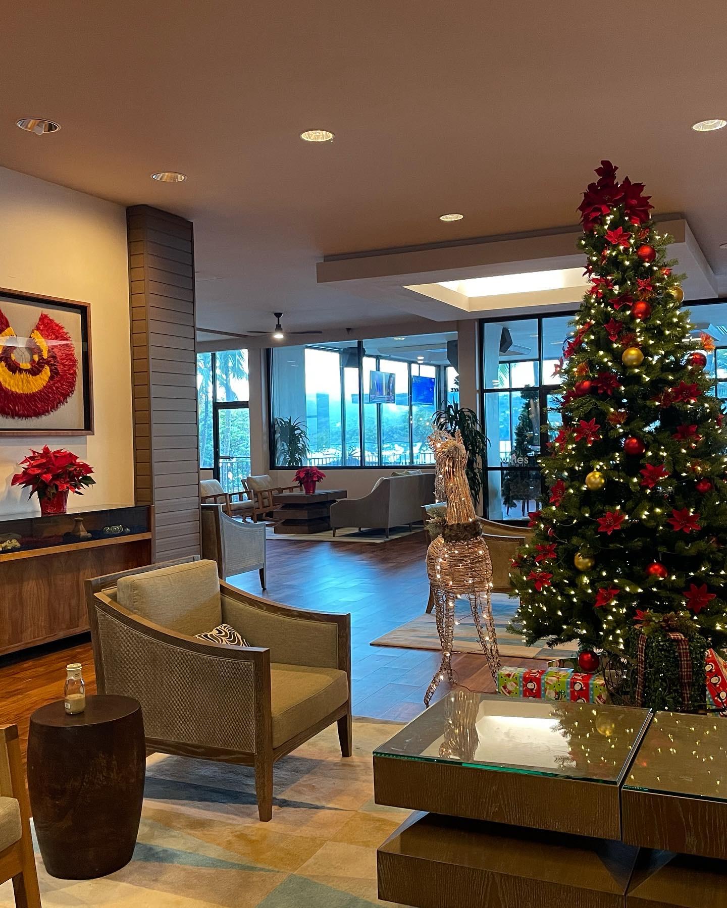 クリスマスバージョンのロビー