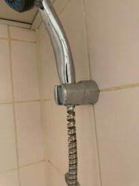 Shower hose nearly destroyed