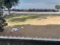 Pile of Rubbish inside hotel