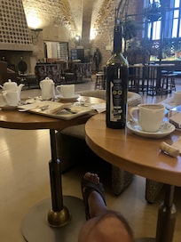 Tables not cleared even after service. Every bar  table cluttered