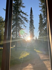 Desde la ventana de la habitación