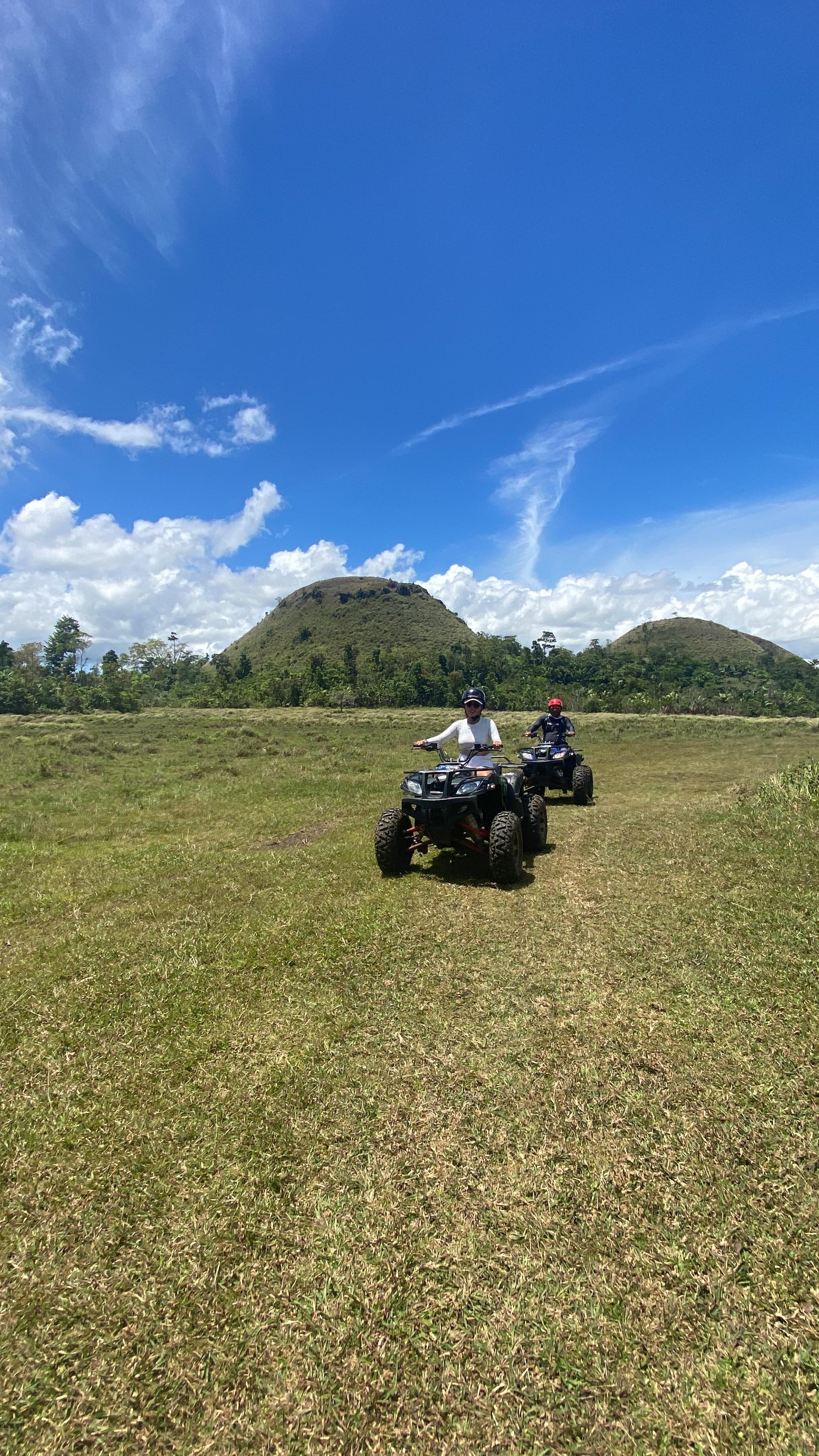 ATV riding Chocolate Hills