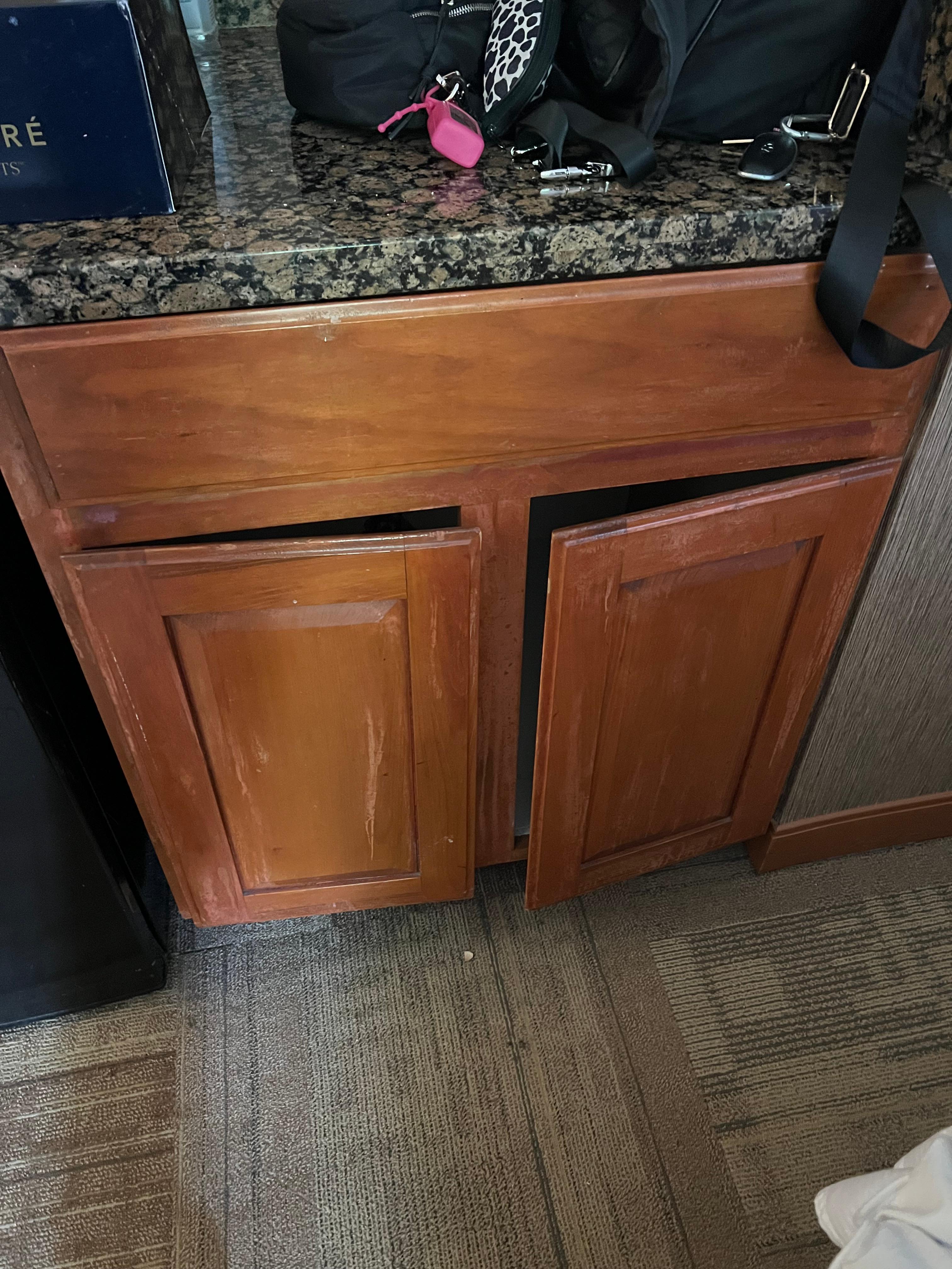 Cabinets wouldn’t close