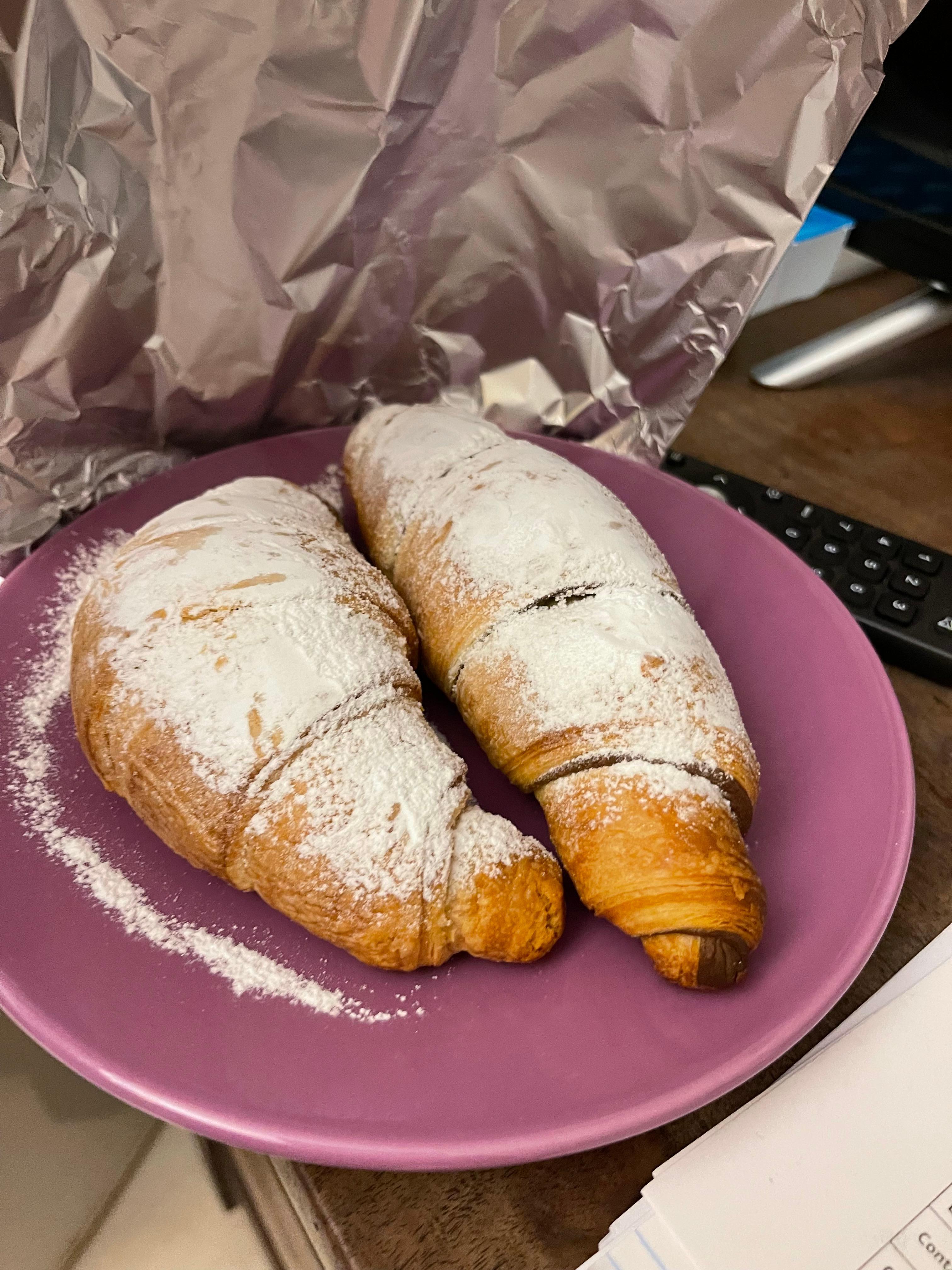 Homemade croissants 