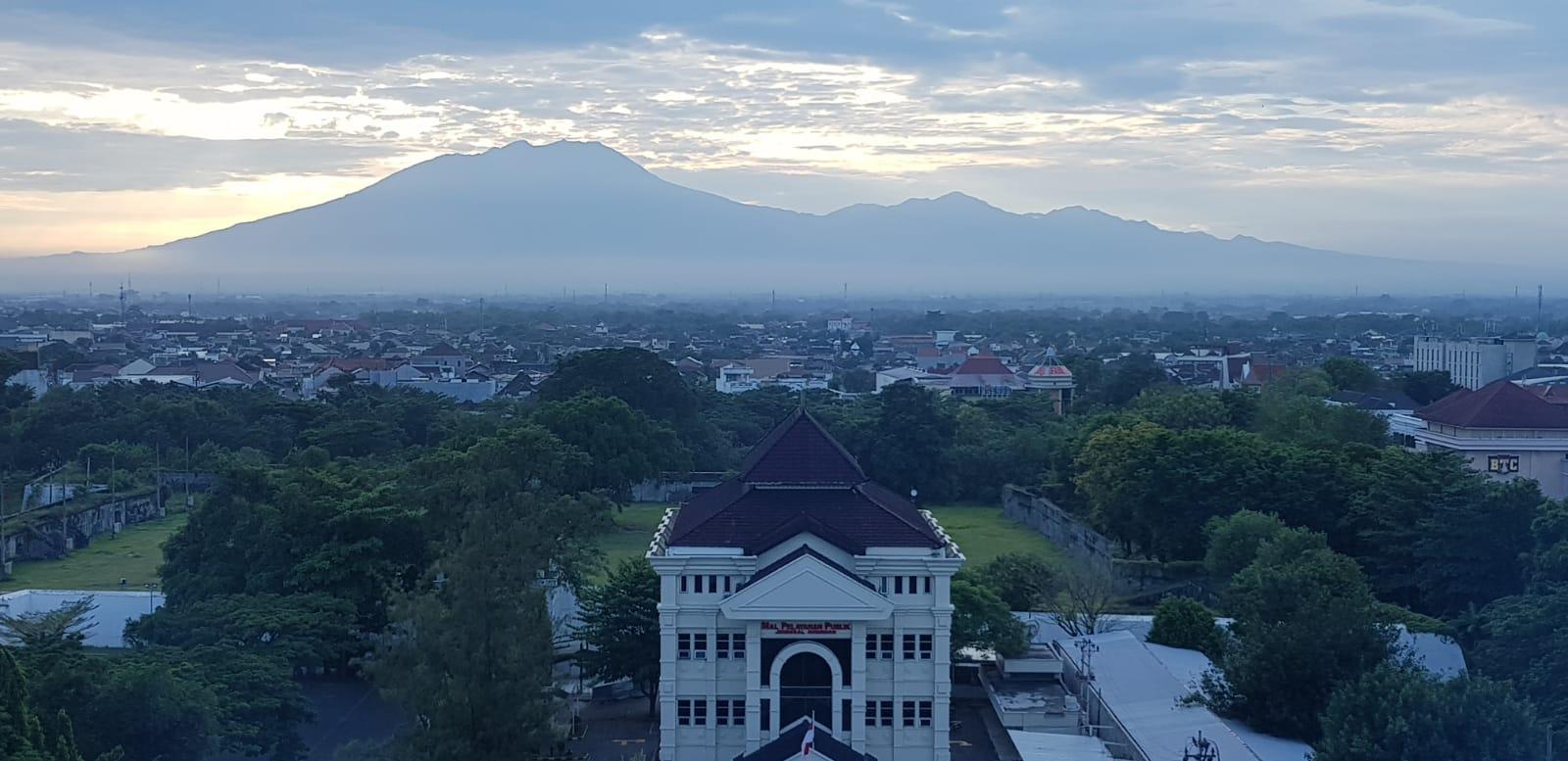 Morning view from our room.