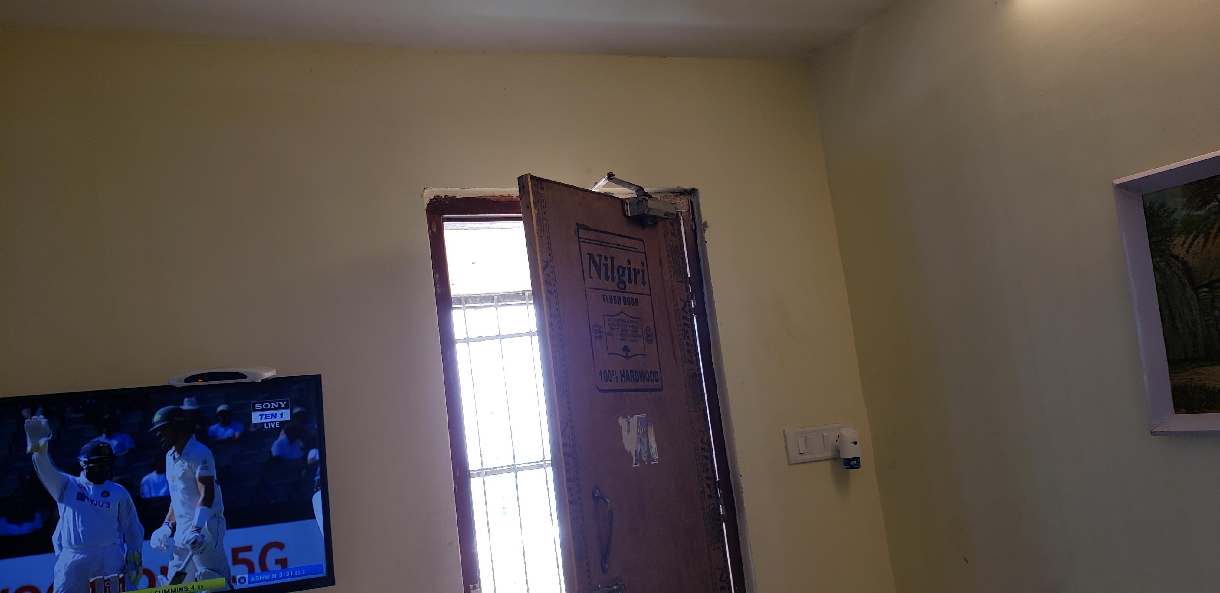 unsafe door. 