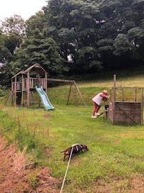 Child’s secure play area