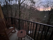 Balcony from one bedroom villa