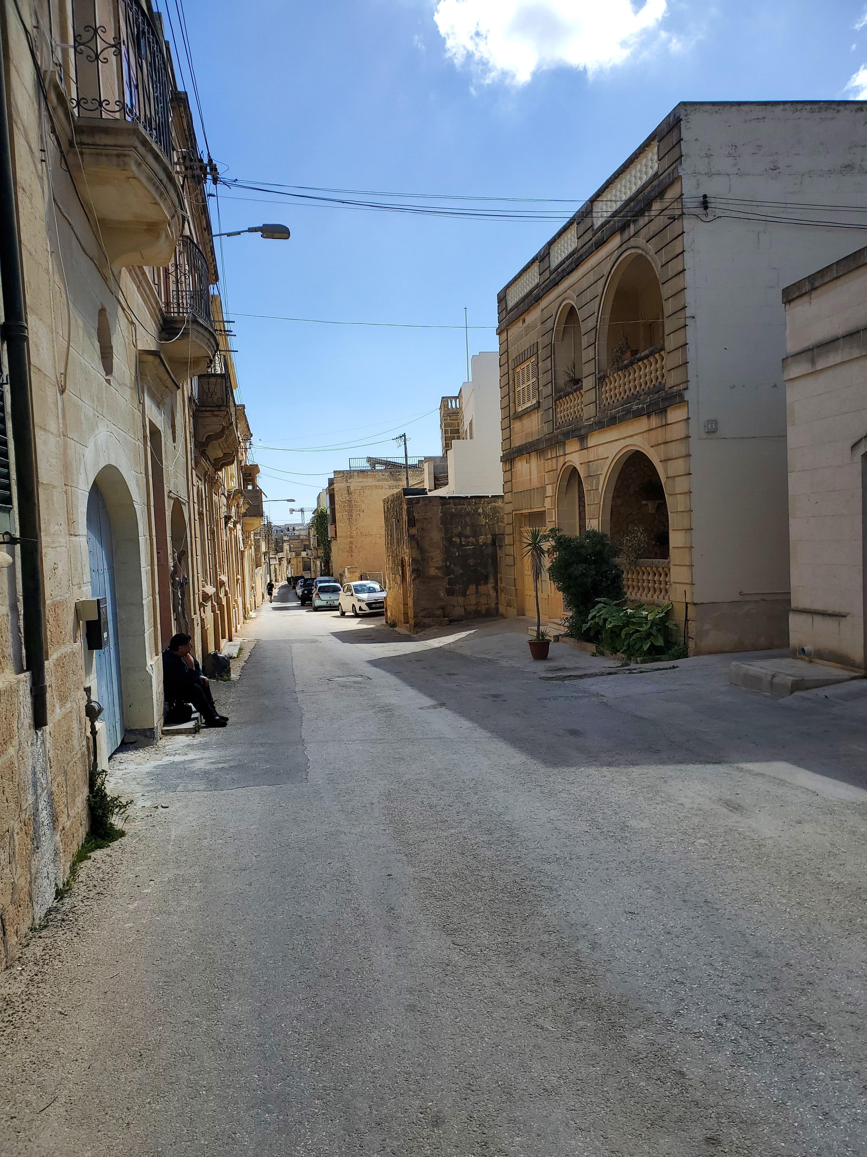 Une rue à Nadur