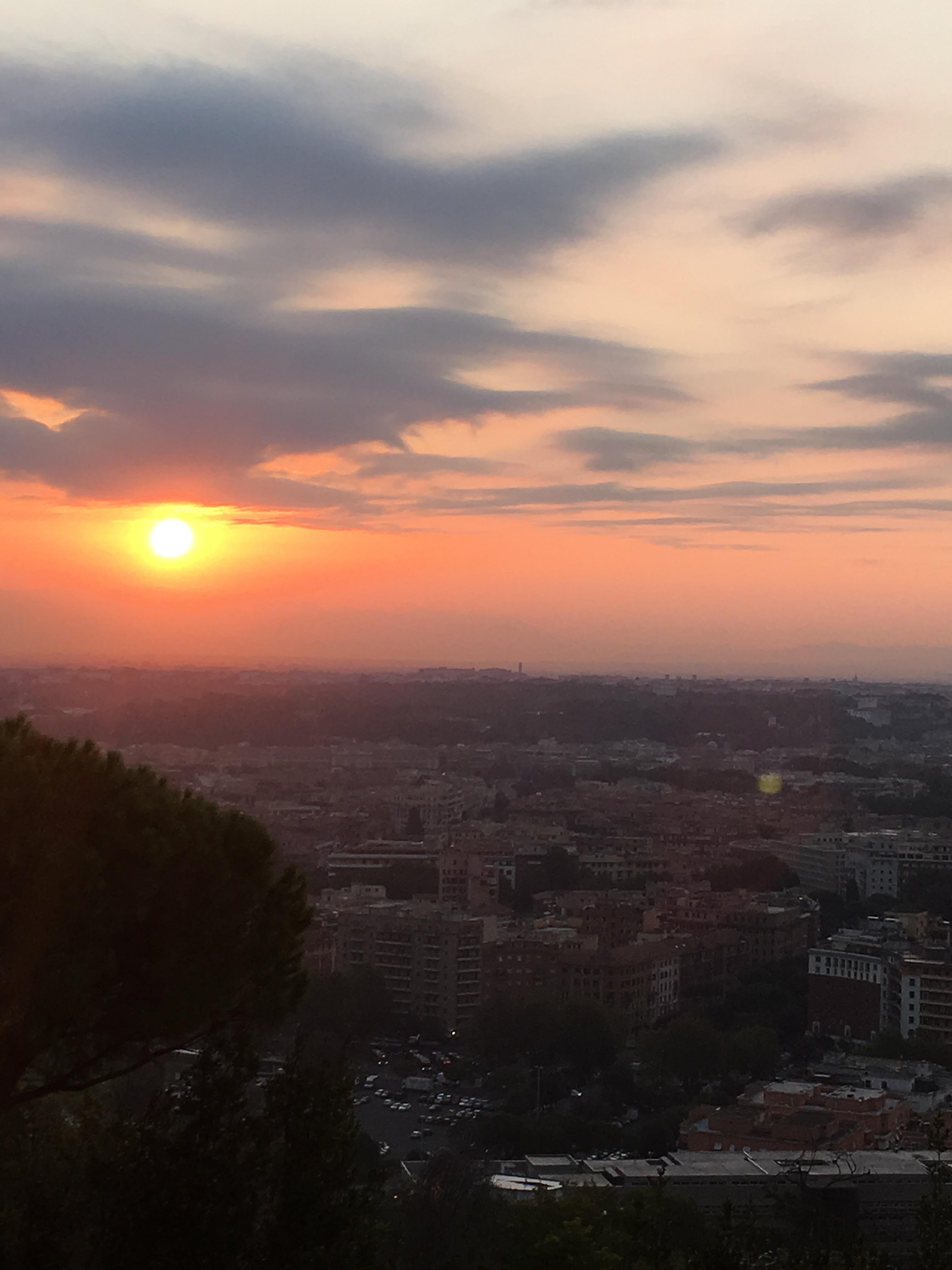 Morning sunrise from room 717
