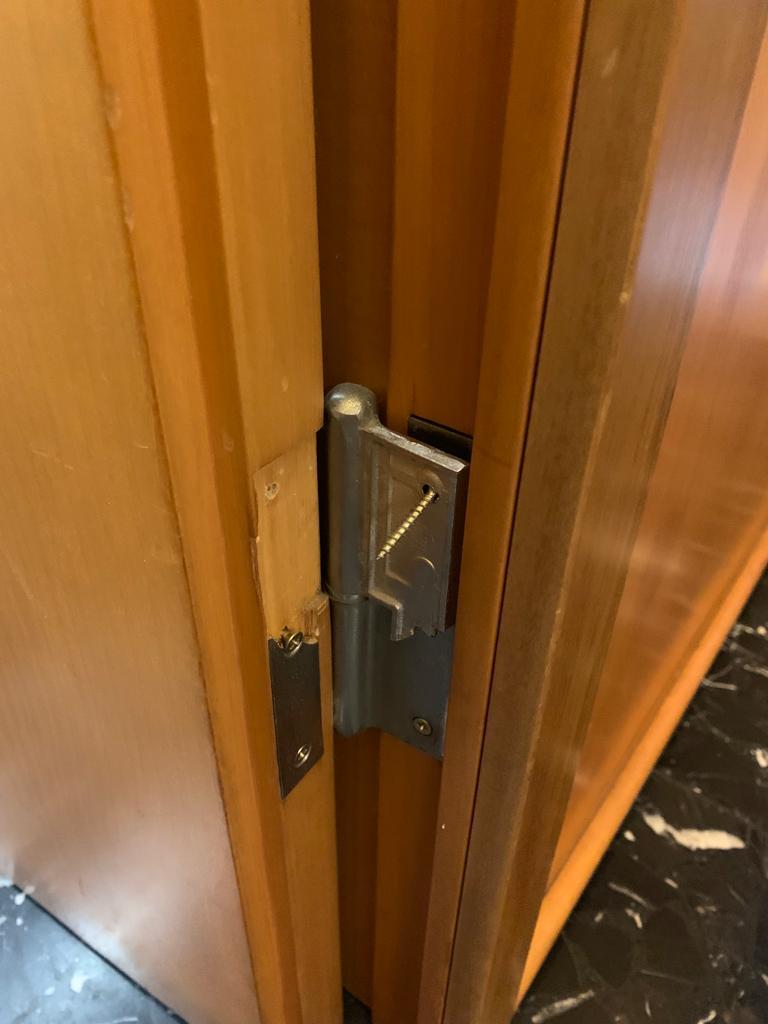 Door off hinge