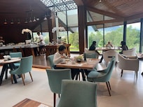 Dining room. Breakfast buffet lovely, great selection