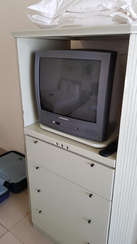 CRT type colored TV is defective