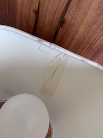 Lights held together with masking tape