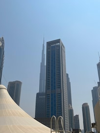 View from rooftop, Burj Khalifa.