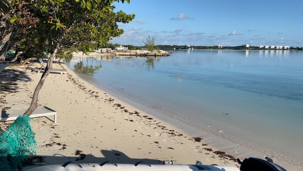 The beach in front of your cottage first thing in the morning