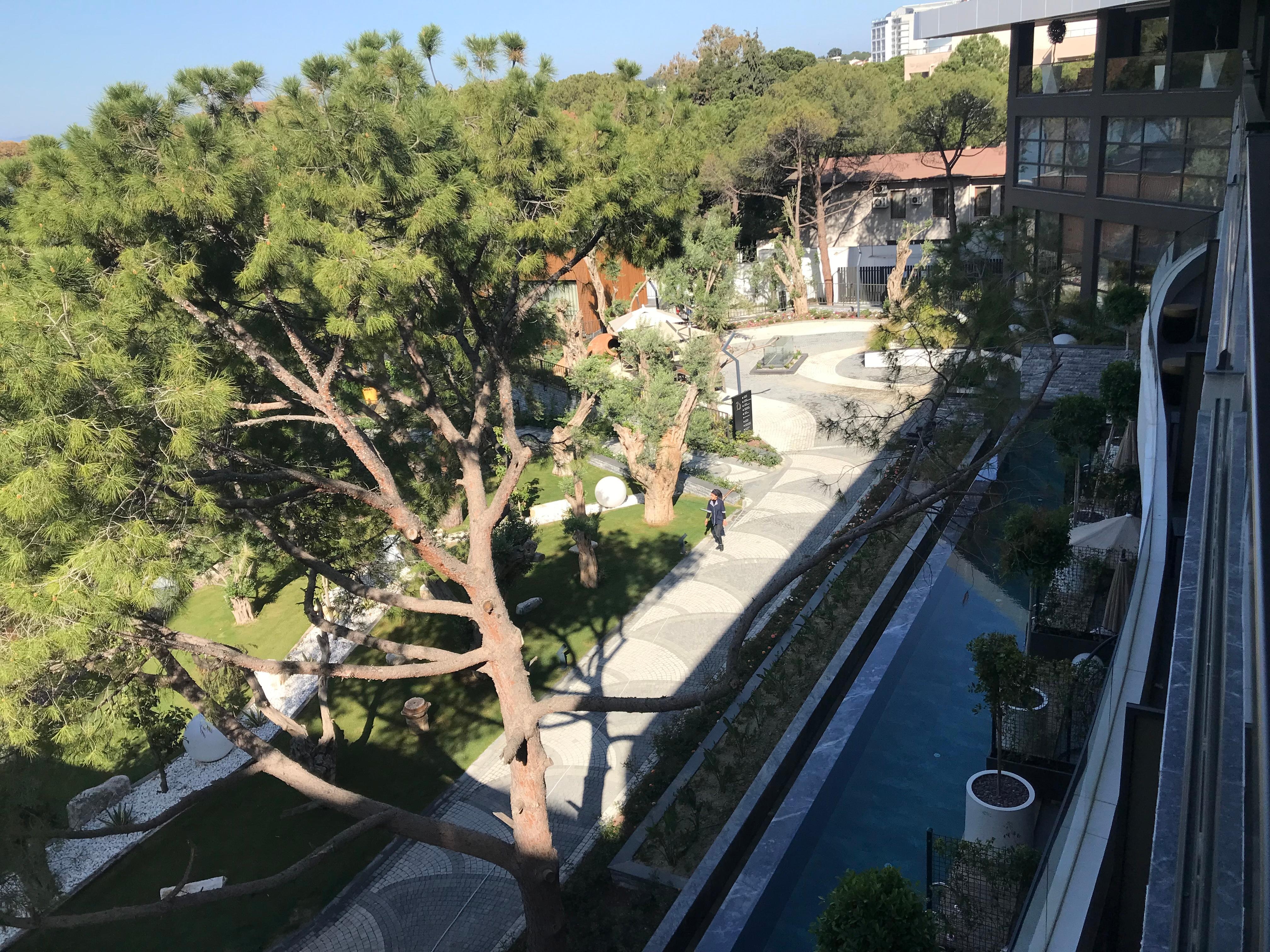 View from our balcony