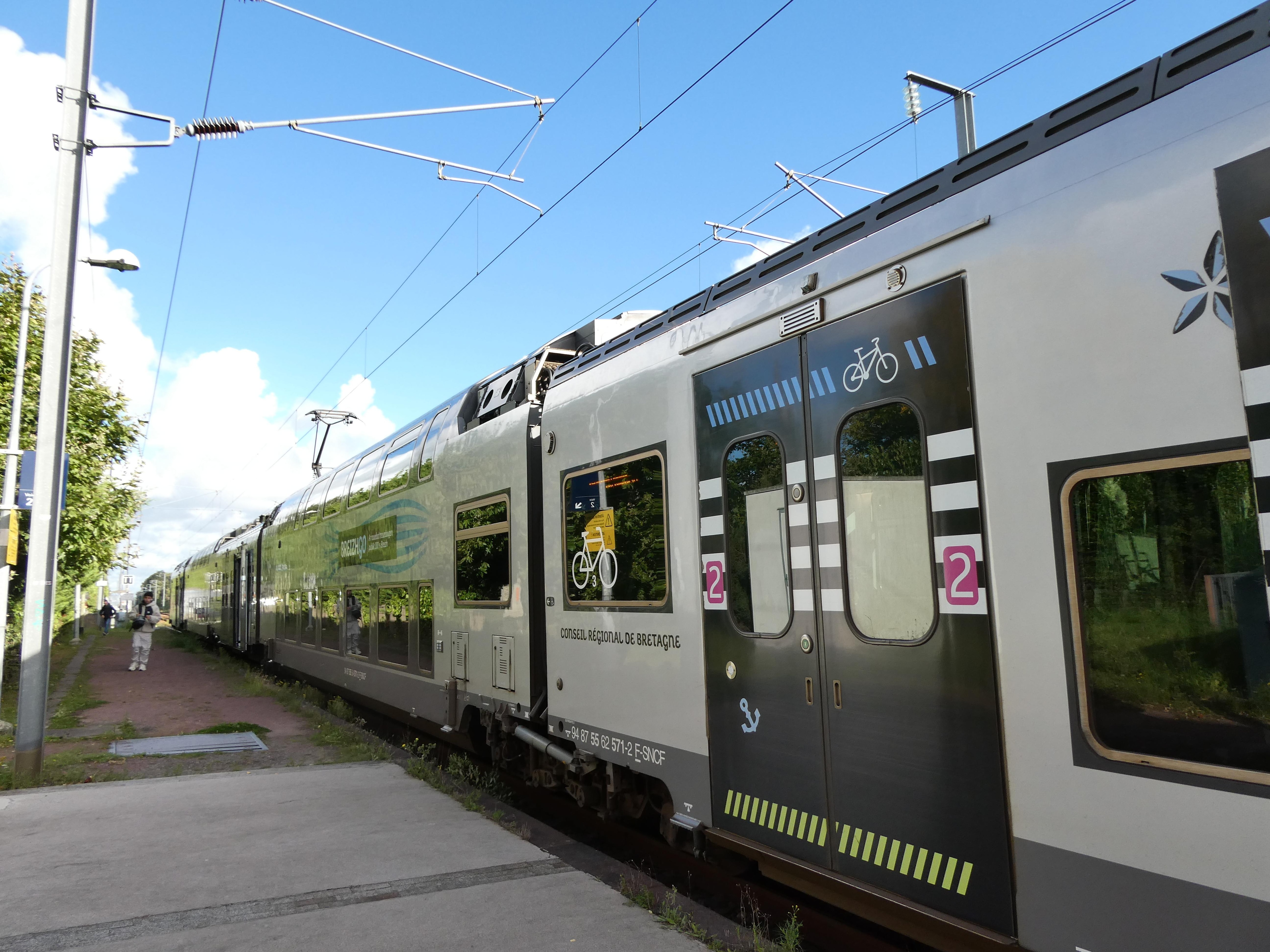 The train station opposite