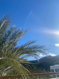 From our balcony